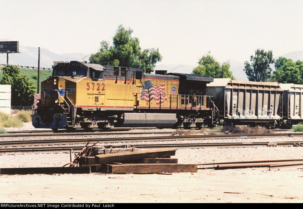 Westbound rock train